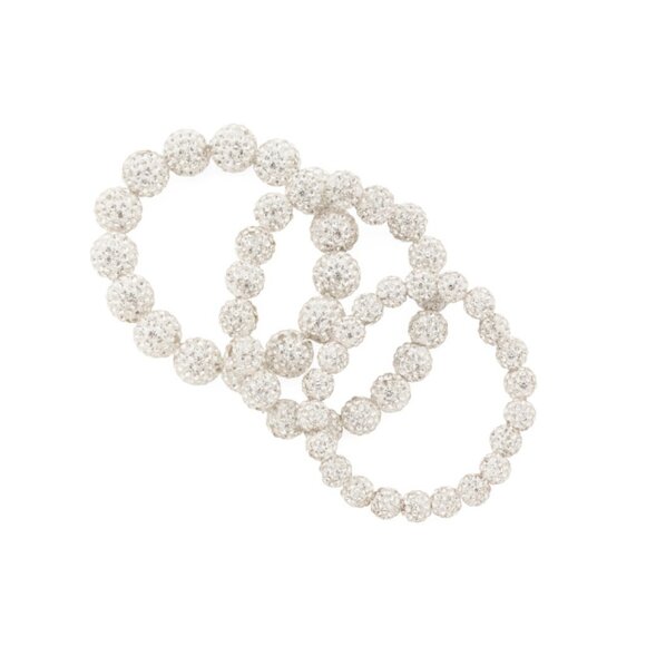 DANNIJO Silver Ariella Crystal Bracelet Set - Picture 1 of 2